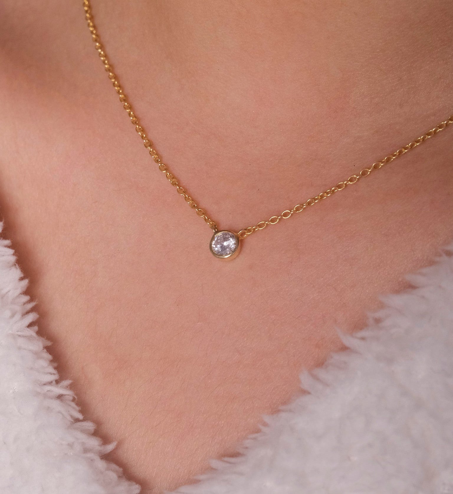 Solo Diamond Necklace