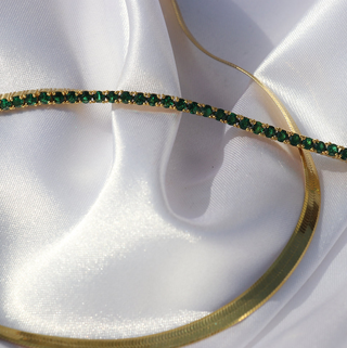 Emerald Tennis Bracelet