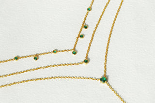 Emerald Drop Necklace