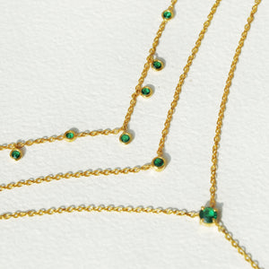 Emerald Drop Necklace