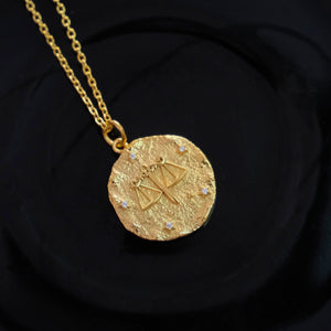 Libra Zodiac Necklace