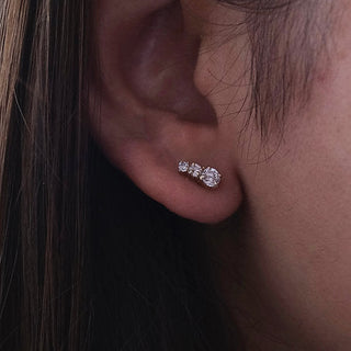 Diamond Line Studs