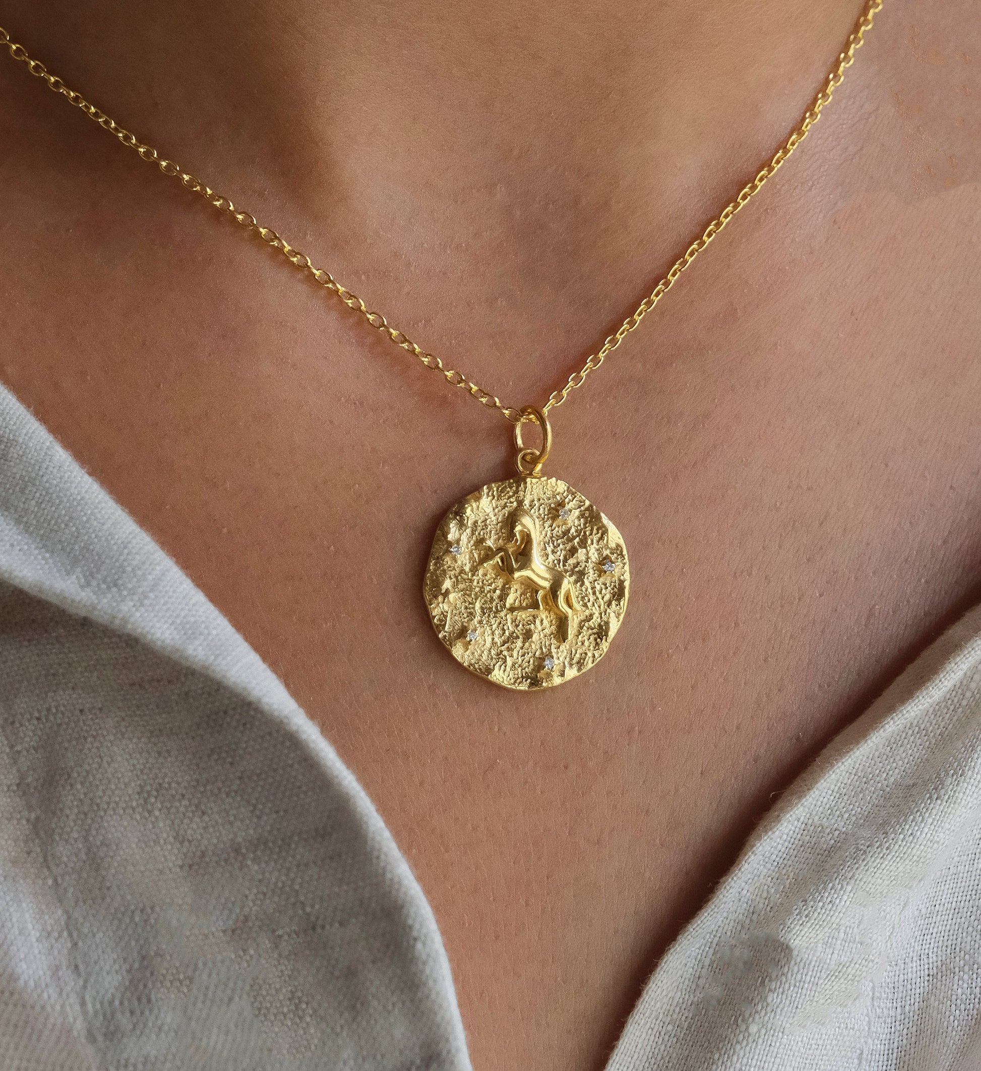 Aries Zodiac Necklace