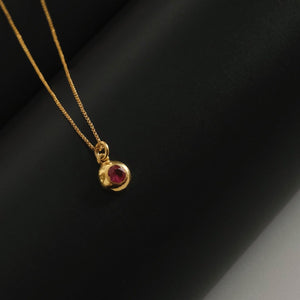 October Birthstone Necklace