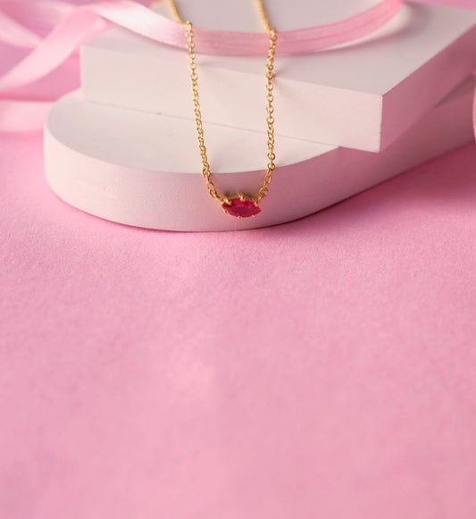 Marquise Ruby Necklace