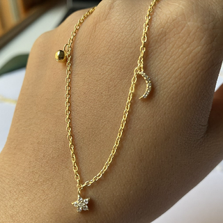 Star Moon Sun Bracelet