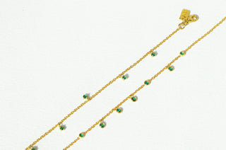 Emerald Drop Necklace