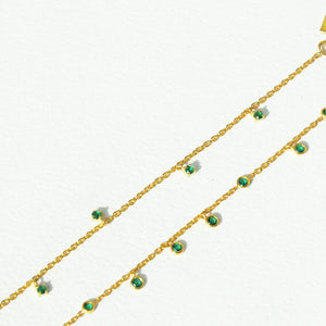 Emerald Drop Necklace