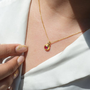 October Birthstone Necklace