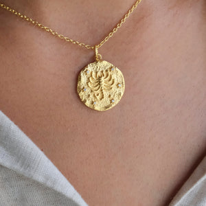 Scorpio Zodiac Necklace