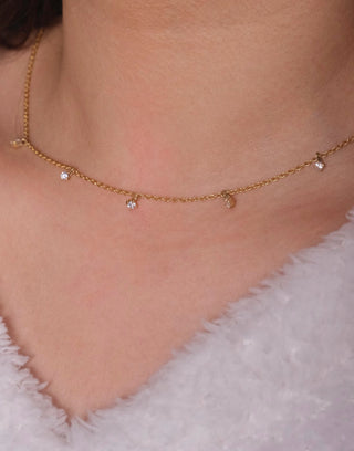 Drop Diamond Necklace