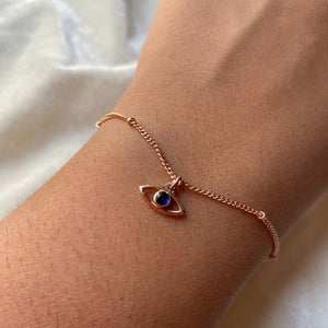 Drop Evil Eye Bracelet