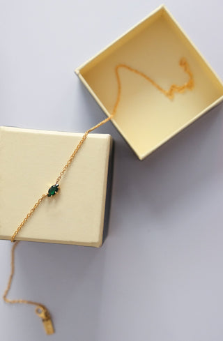 Marquise Emerald Necklace