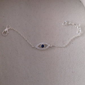 Blue Evil Eye Bracelet