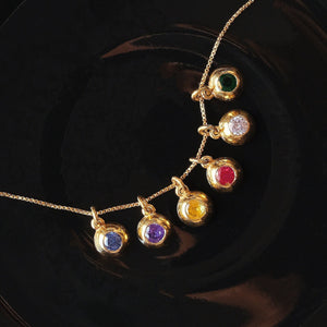 April Birthstone Necklace