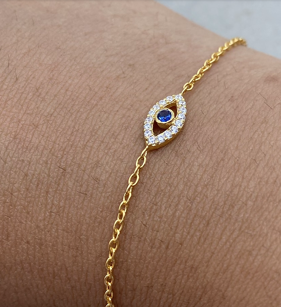 Blue Evil Eye Bracelet