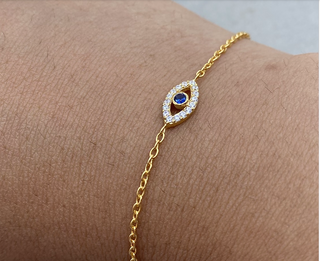 Blue Evil Eye Bracelet