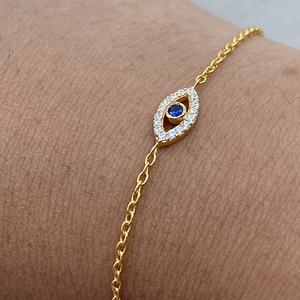 Blue Evil Eye Bracelet