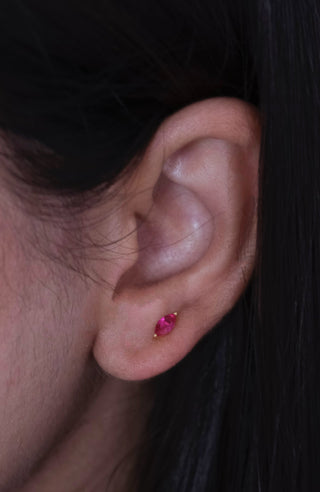 Ruby Marquise Studs