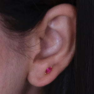 Ruby Marquise Studs