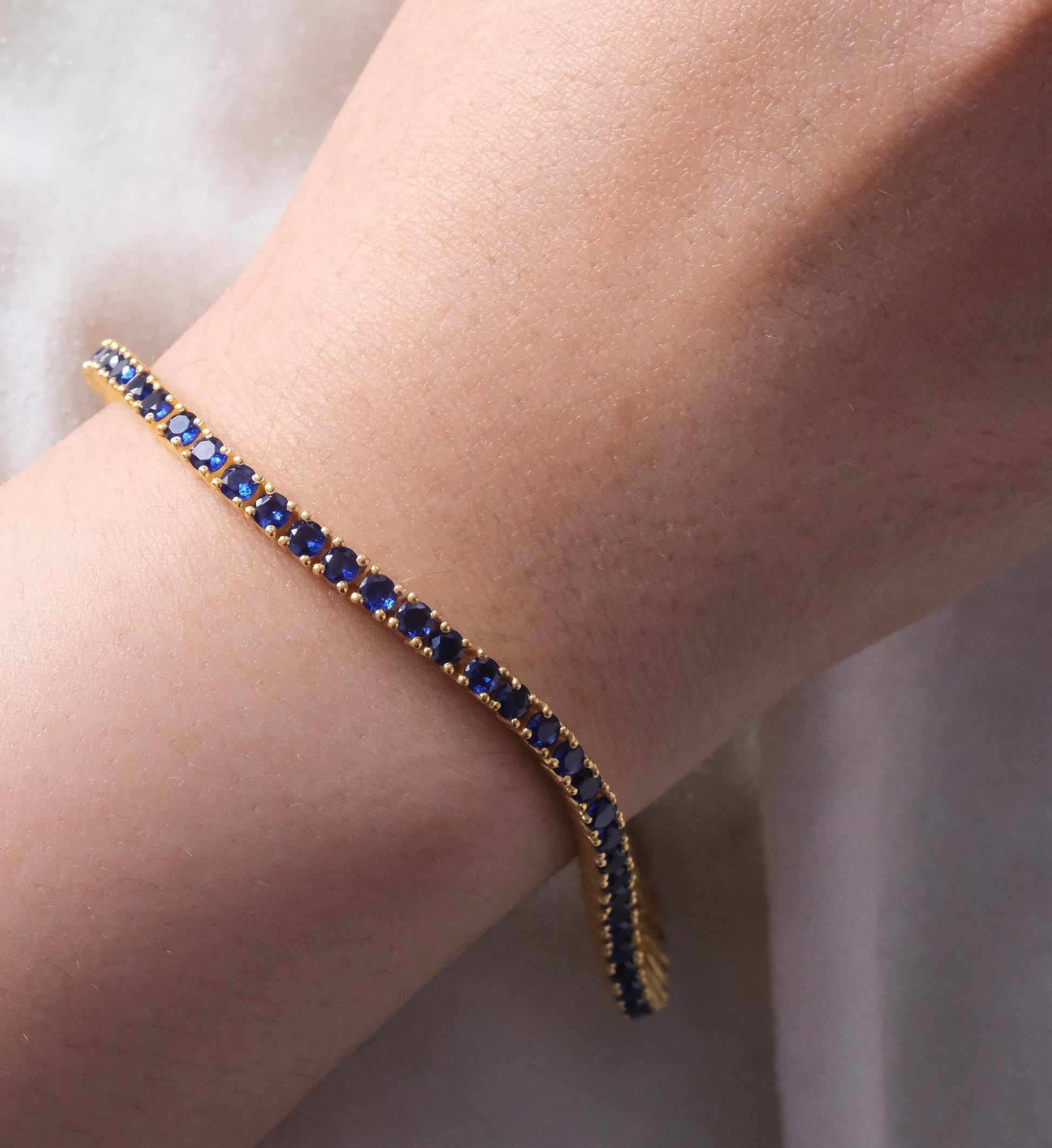 Sapphire Tennis Bracelet