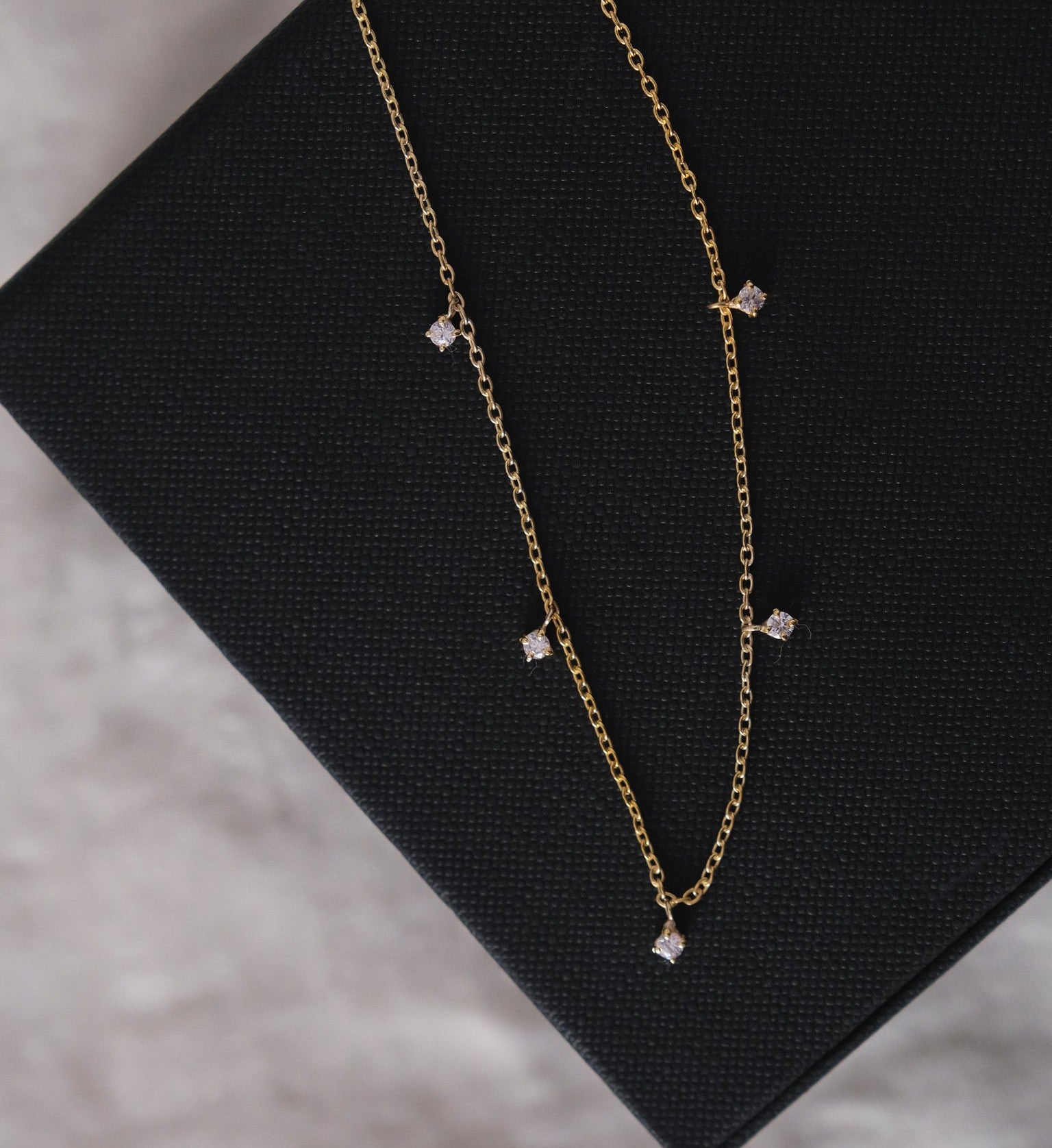 Drop Diamond Necklace