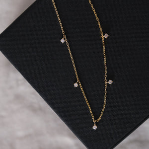 Drop Diamond Necklace