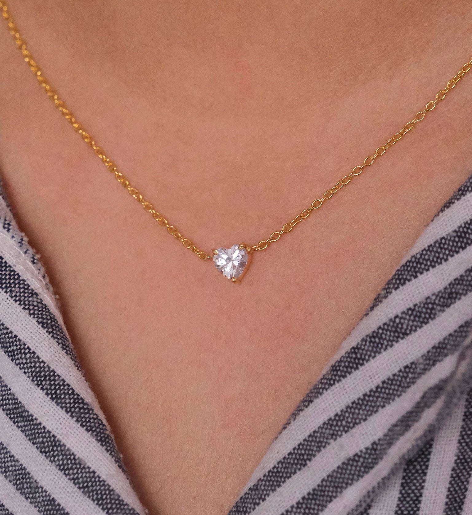 Heart Diamond Necklace