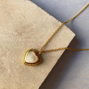 Heart Stone Necklace