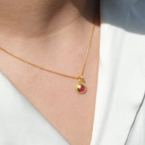 January Birthstone Necklace