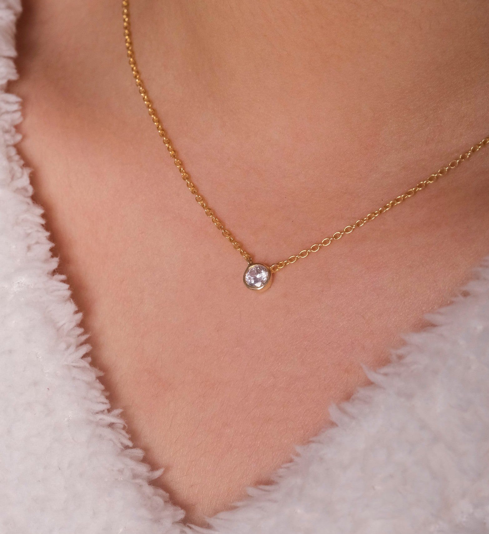 Solo Diamond Necklace