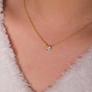 Solo Diamond Necklace