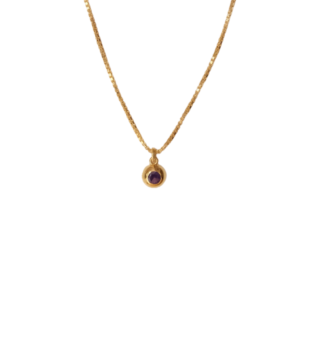 February Birthstone Necklace