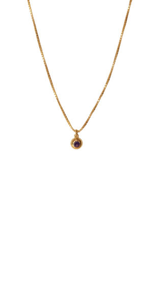 February Birthstone Necklace