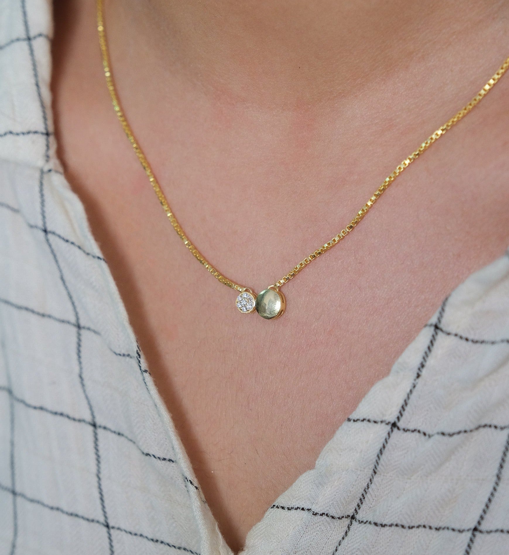 Full Sun Moon Necklace