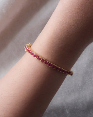 Ruby Tennis Bracelet