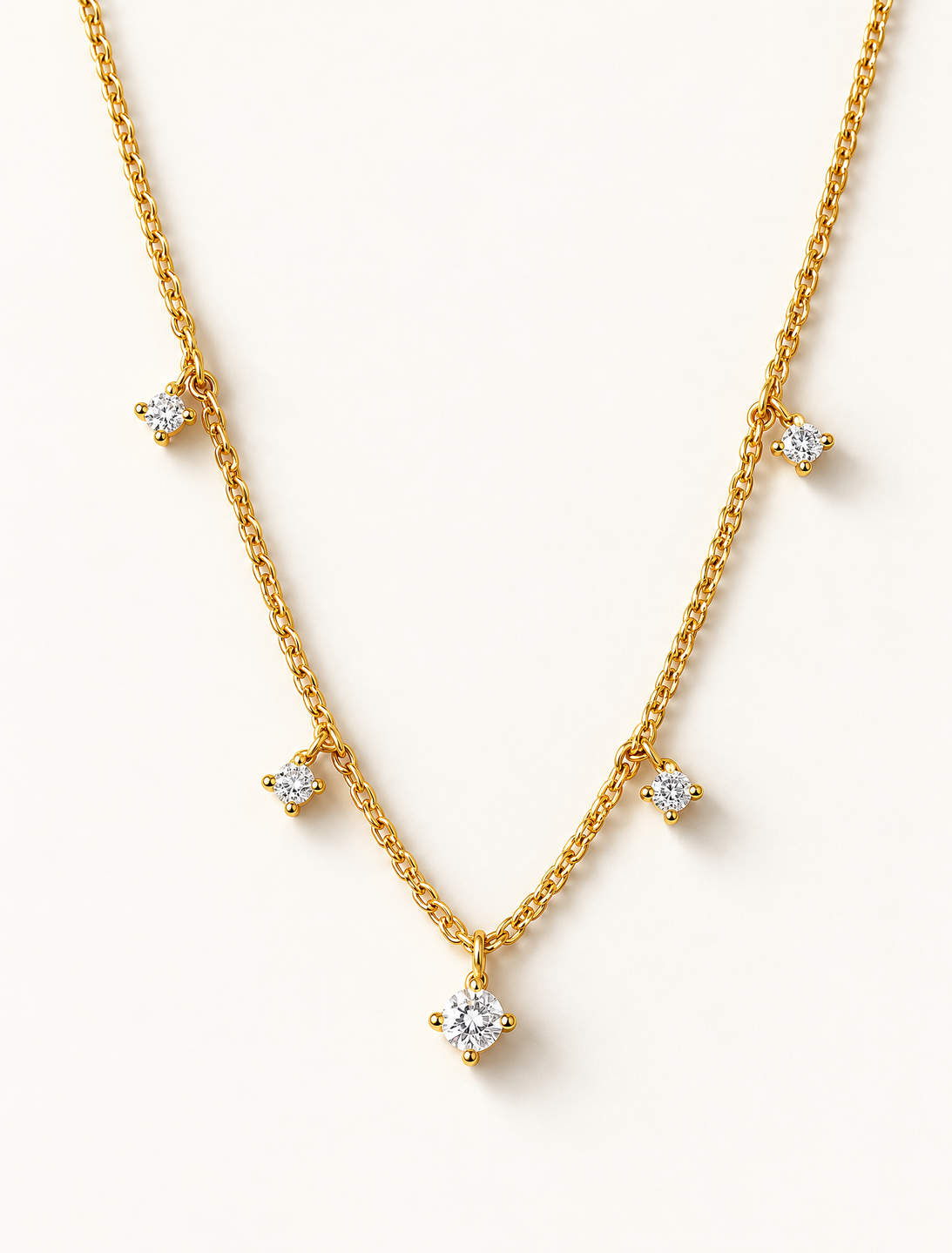 Drop Diamond Necklace