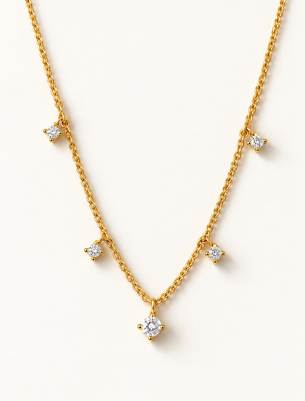 Drop Diamond Necklace