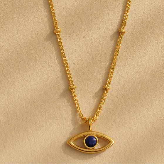 Drop Evil Eye Bracelet-Bracelets-Anushka Jain Jewellery