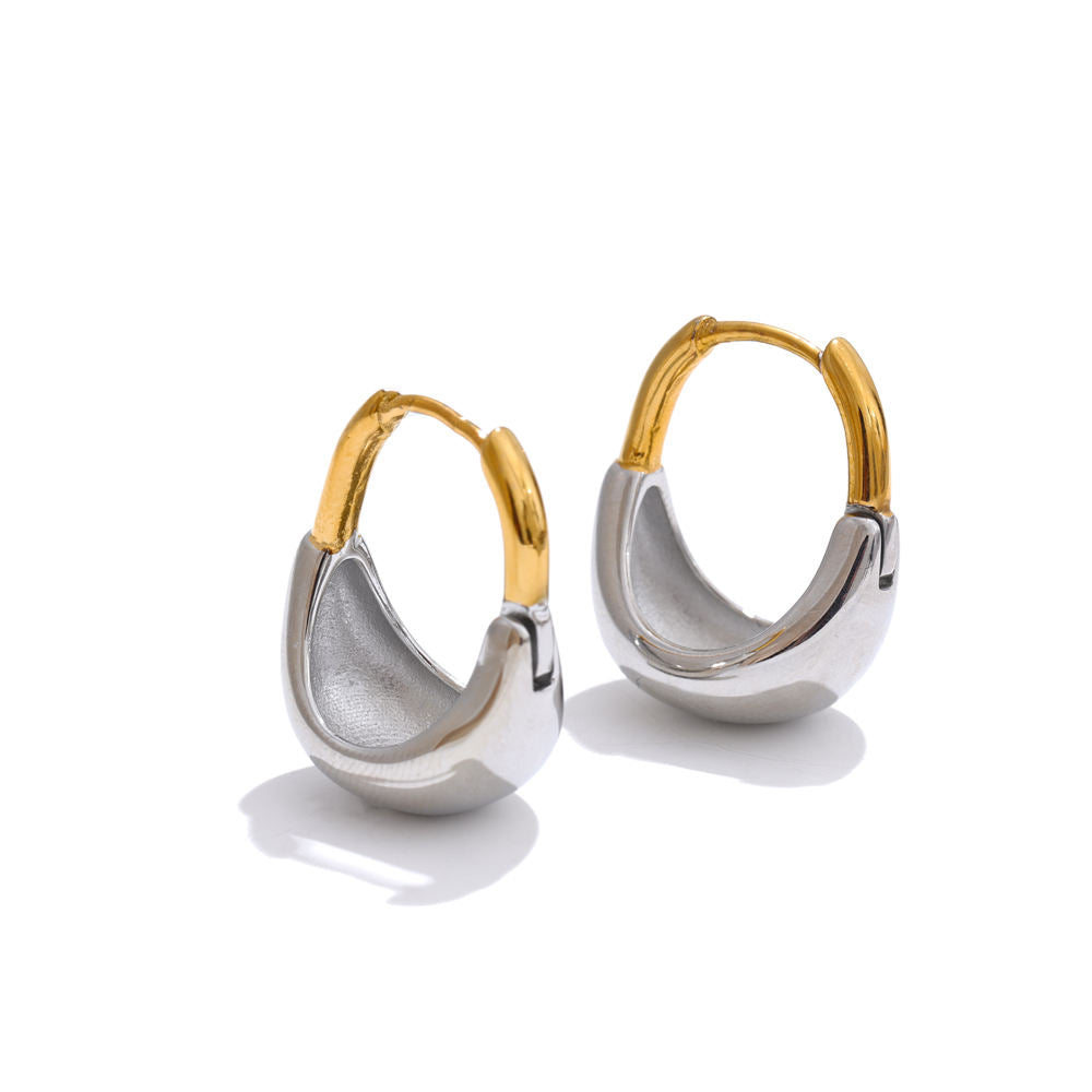 Dual Fian Hoops-Anushka Jain Jewellery