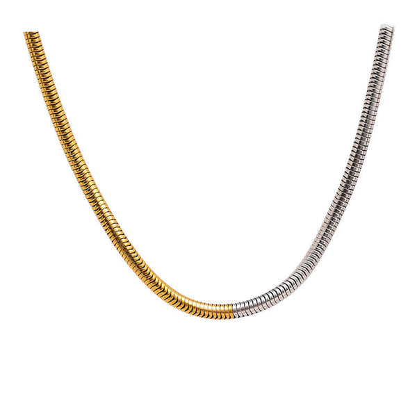 Dual Tone Snake Chain-Anushka Jain Jewellery