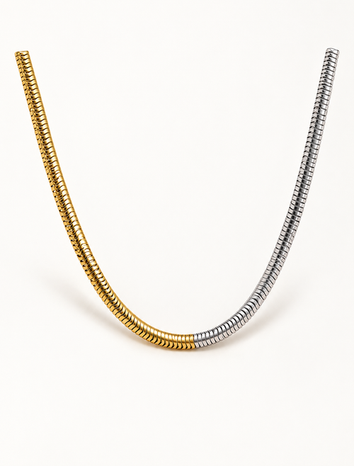 Dual Tone Snake Chain