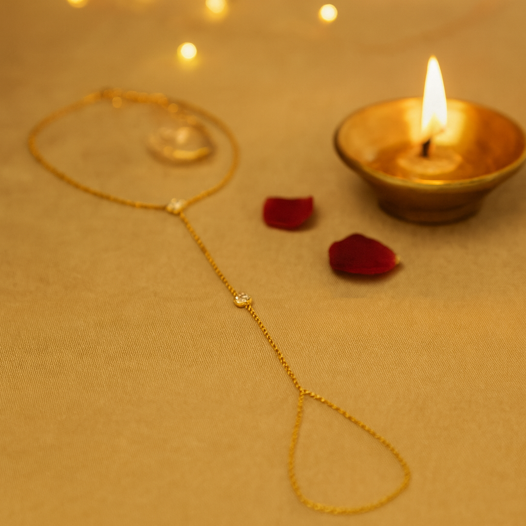 Duet Diamond Anklet-Anushka Jain Jewellery