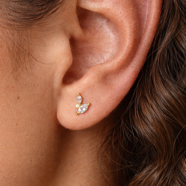 Duo Marquise Studs-Anushka Jain Jewellery