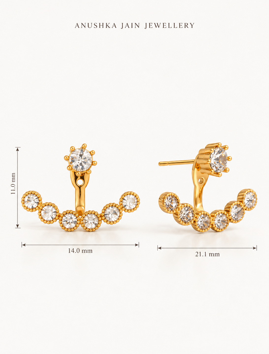 Solitaire Bubble Ear Jacket