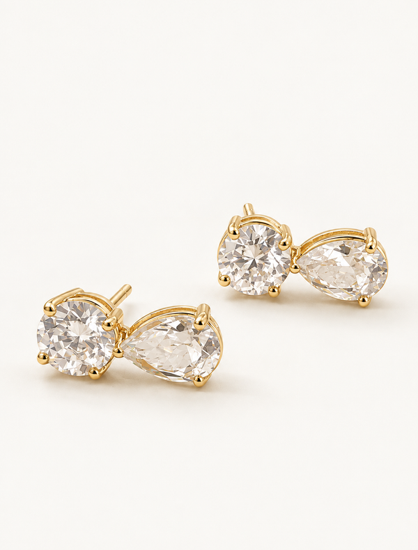 Radiant Diamond Earrings