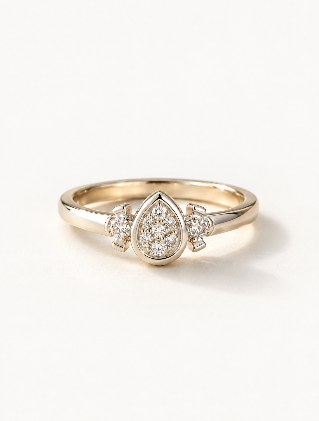 Elara Teardrop Spark Ring