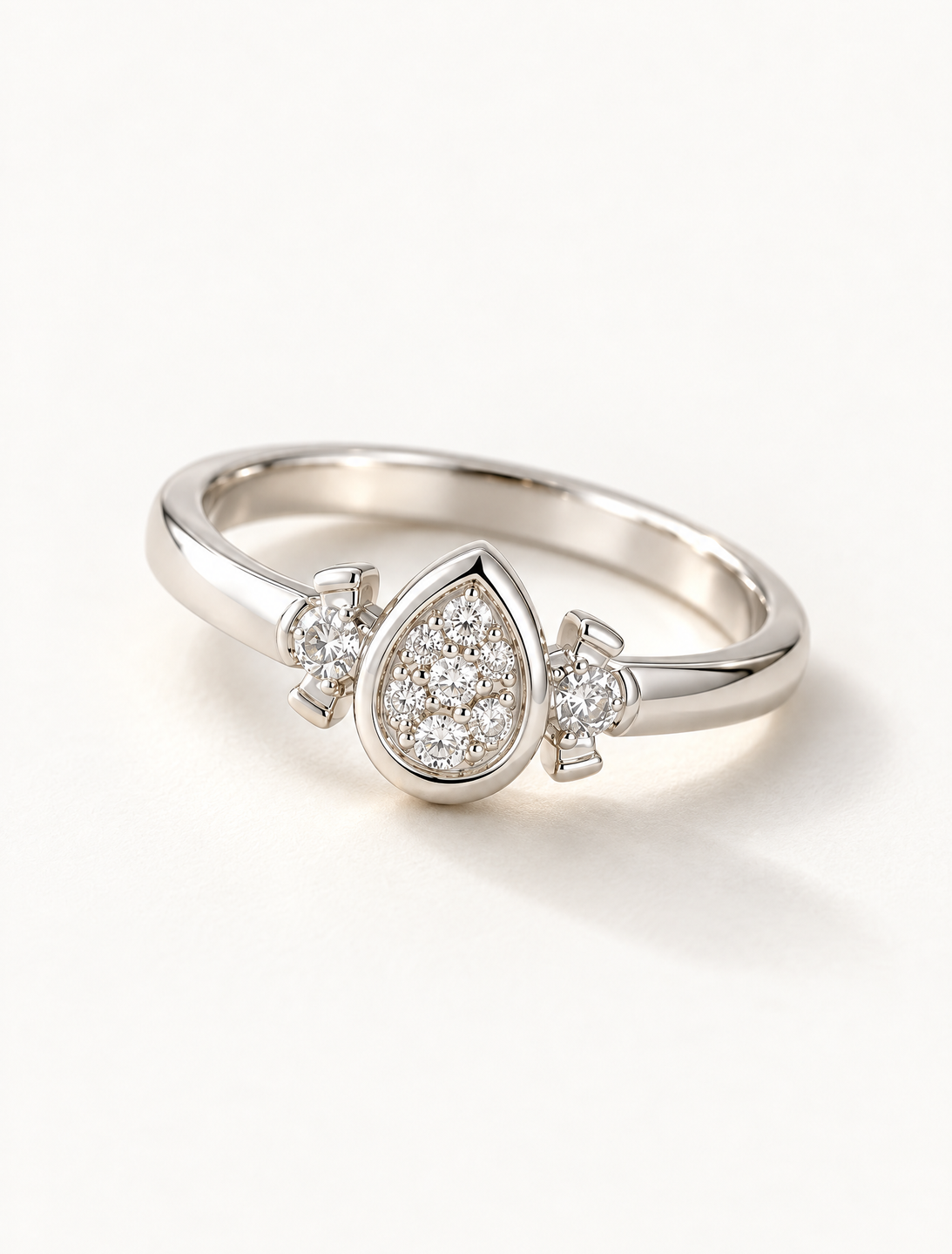 Elara Teardrop Spark Ring
