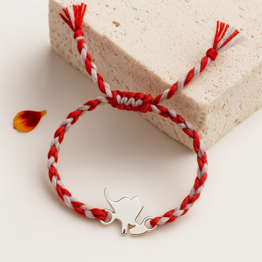 Elephant Rakhi-Rakhi-Anushka Jain Jewellery