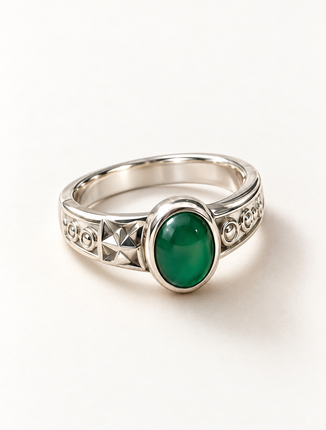 Emerald Heirloom Signet Ring
